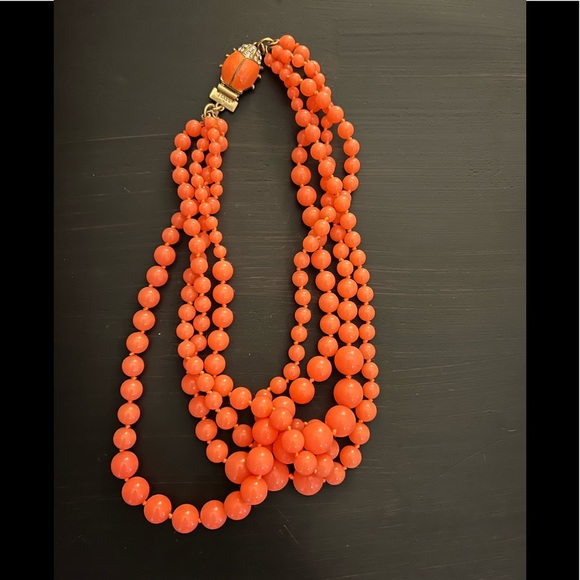 J. Crew Multi-Beaded Necklace with Critter Clasp - Picture 1 of 2